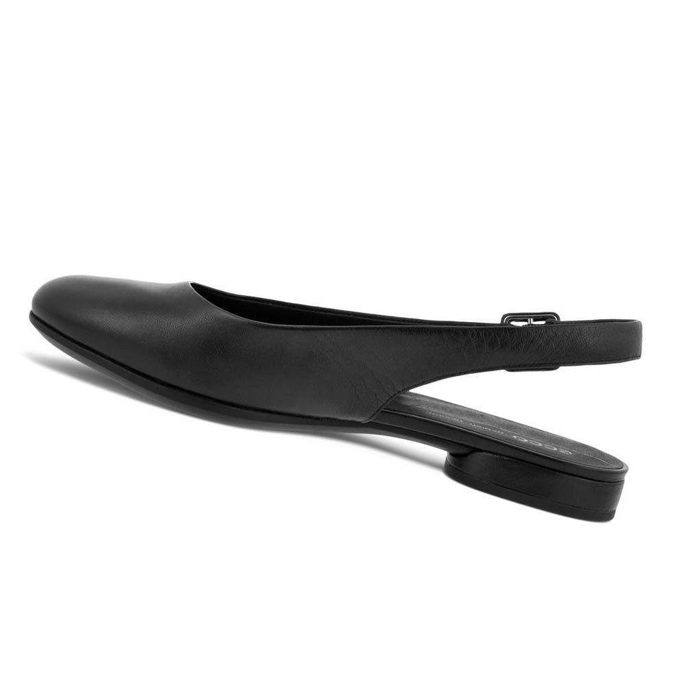 Women's Ecco Anine Sling-back Ballet Flats Black | Canada 6UZG